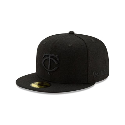 Minnesota Twins Gorra | New Era MLB Wool 59fifty Fitted Cap Mexico - Negros